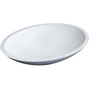 Best Design New Stone Epona opbouw waskom 52x38cm glans wit