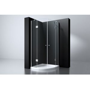 Douchecabine Best Design Erico Kwartrond met Twee Deuren 90x90x192 cm