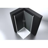 Best Design ERICO vierkante douchecabine Nano 90x90cm swingdeur