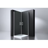 Douchecabine best design erico vierkant met twee deuren 90x90x192 cm 6mm veiligheidsglas