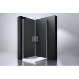 Best Design Arek vierkante cabine m.2 deuren 100x100cm ANTI-KALK