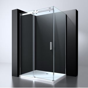 Best design erico-rechthoek cabine schuifdeur & wand 120x90x200 cm nano glas 8 mm