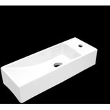 Best Design - Queen - Fontein - Rechts - 38x14x8 cm - Keramiek