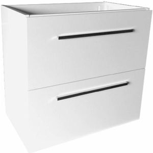 Onderkast Slim 60 Cm (Ondiep) 35 Cm Glans-Wit
