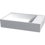 Fontein Best Design Arty Just Solid 36x18x10 cm Mat Wit (kraangat optioneel)