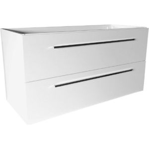 Onderkast best design slim 120x56,5x35 cm hoogglans wit