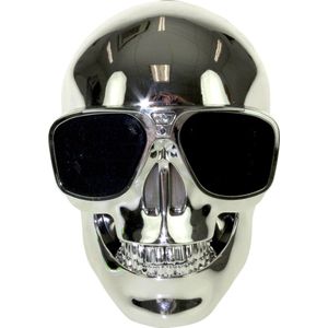 United Entertainment ® - Skull Draadloze Bluetooth Speaker - Zilver