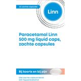 Linn Paracetamol 500 mg Liquid Caps 20 capsules