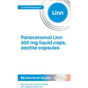 Linn paracetamol 500mg liquid caps  20 Capsules