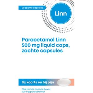 Linn - Paracetamol 500mg - Liquid Caps - 20 Stuks