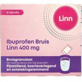 Linn Ibuprofen Bruisgranulaat 400mg - 1 x 10 stuks