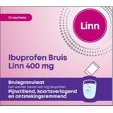 Linn Ibuprofen Bruisgranulaat 400mg - 1 x 10 stuks