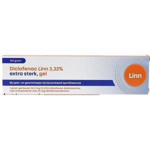 Linn Diclofenac gel 2,32% extra sterk 100g