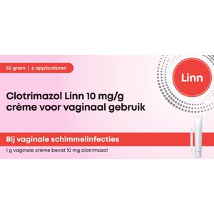 Linn - Clotrimazol 10mg/g - Vaginale Crème - 10mg Clotrimazol per gram