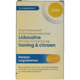 Linn Amylmetacresol Lidocaïne Honing & Citroen 24 tabletten