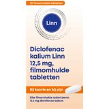 Diclofenac Kalium - Pijnstiller - 12.5mg - Filmomhulde Tabletten - 20 Stuks