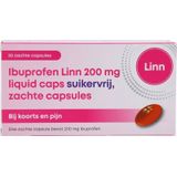 Ibuprofen Liquid Caps - 200mg - Suikervrij - 20 Stuks