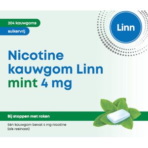 Linn - Nicotine Kauwgom - Mint - 4mg - 204 Stuks