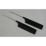 Professional Puntkam - 2 Stuks - Haarborstel - Zwart - Kunststof