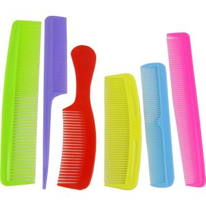 Hair Mode Kammenset 6 Delig Mix Kleur