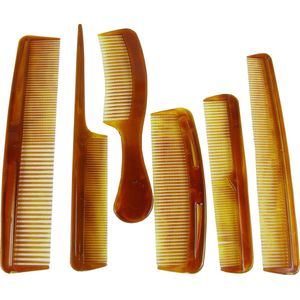 Hair Mode Kammenset 6 Delig Bruin