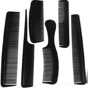 Hair Mode Kammenset 6 Delig Zwart