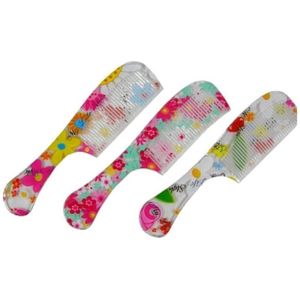 Hair Mode - Haarkam - Bloem - Grof met Brede Vertanding