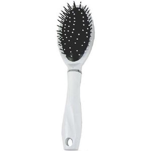 Hair Mode - Haarborstel Ovaal - Wit - Kunststof - 1 Stuk