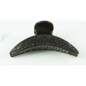 Haarklem breed zwart