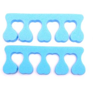 Nagelspreider licht blauw verpakt per 2 stuks