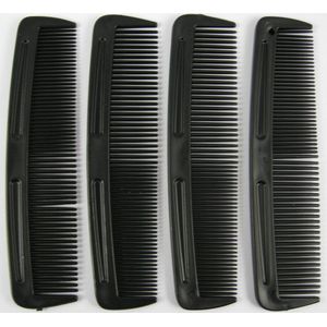 Zakkam zwart 4 stuks.