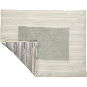Koeka Boxkleed Maui - black bird/leaf 75x95cm