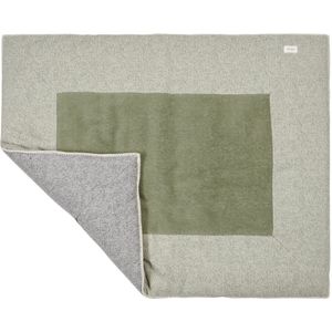 Koeka Boxkleed Vigo - shadow green/sparkle grey - 80x100cm