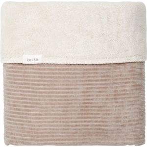 Koeka ledikantdeken teddy Vik clay