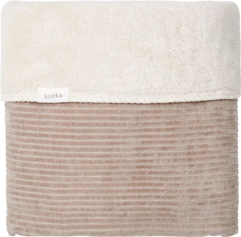 Koeka ledikantdeken teddy Vik clay