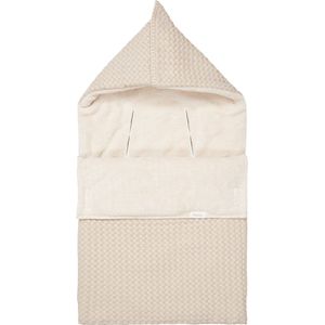 Koeka voetenzak 0+ punts wafel/teddy Oslo sand ONE