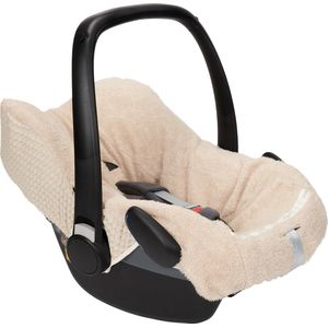 Koeka Antwerp Baby Autostoelhoes 0+ 3/5 punts - wafelstof - zand