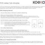 Koeka - Faro - Wieglaken - Sage - 75 x 100 cm