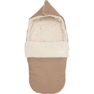 Koeka buggy voetenzak wafel/teddy Oslo caffe One Size
