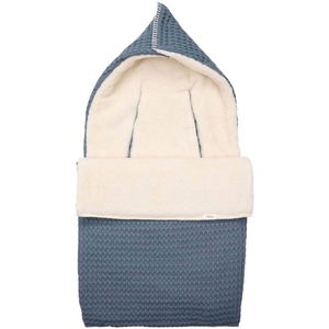 Koeka Voetenzak 0+3/5 Punts - Wafel Teddy Oslo Bluestone