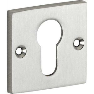 Set van twee PC-Plaatjes Bauhaus mat nikkel ongelakt