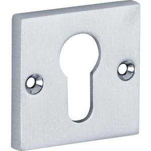Set van twee PC-plaatjes Bauhaus mat chroom