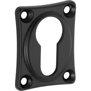 Set van twee PC-Plaatjes vierkant mat zwart