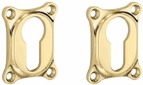 Set van Twee PC-Platen - Messing - Ongelakt - Mi Satori Collectie