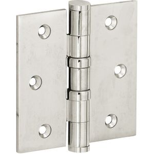 Artitec - Kogellagerscharnier - Zilver - Messing - Glans Nikkel