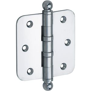 Artitec Mi Satori Kogellagerscharnier ronde hoek bol 89x89mm glans chroom