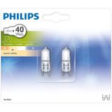 Philips G9 Halogeenlamp 28W - 370lm 230V - Halogeen Lampjes Insteek - Warm Wit Licht - Dimbaar - Per 2 Halogeenlampen