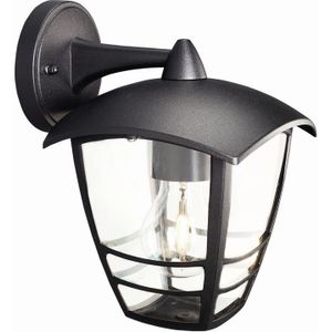 Philips Creek buitenwandlamp - omlaag - zwart