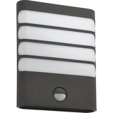 Philips Raccoon buitenwandlamp - met sensor - 1-lichts - antraciet