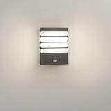 Philips Raccoon buitenwandlamp - met sensor - 1-lichts - antraciet